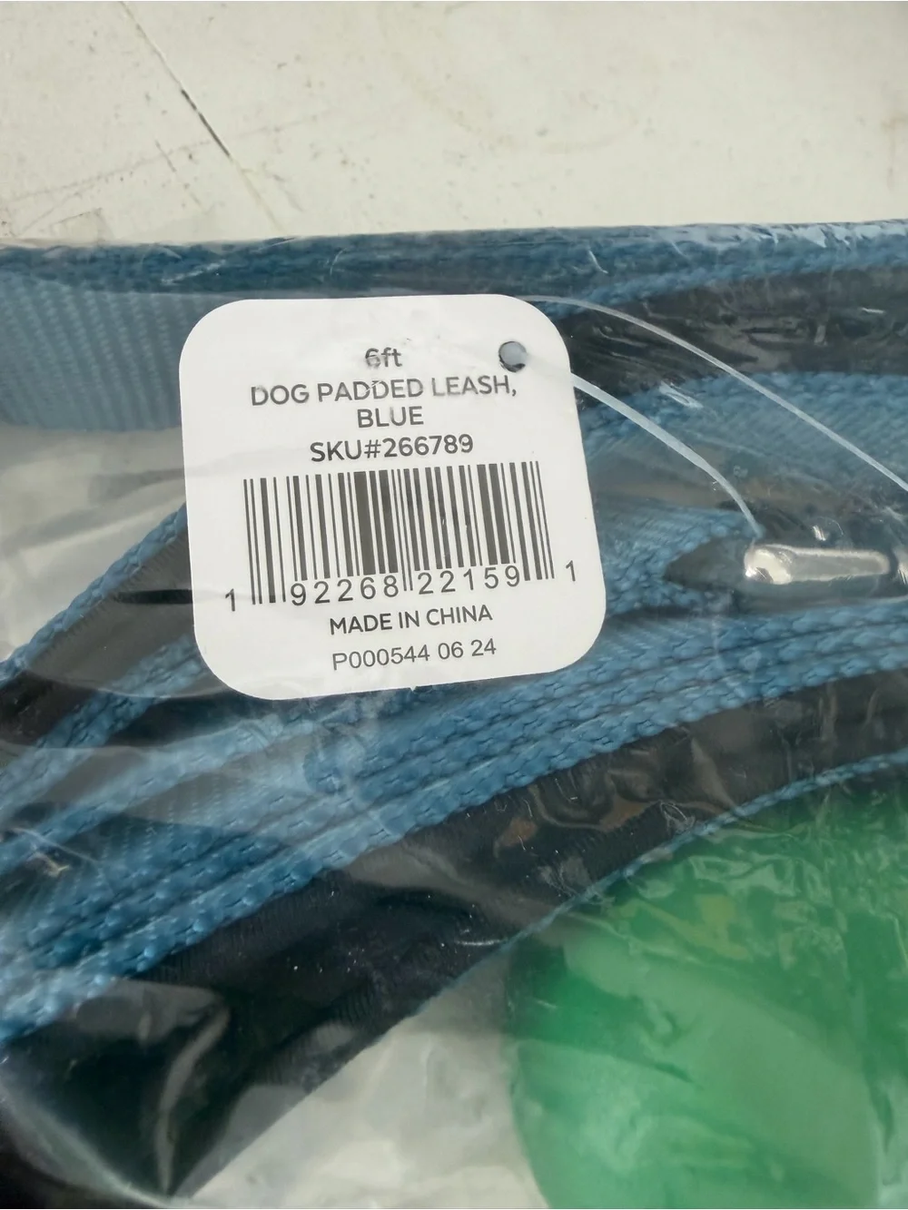 Dog Padded Leash - Blue 6ft NWT  2